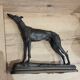 Bronze sculpture of a Greyhound