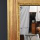 Miroir trumeau en bois doré, style Louis XVI – 1900