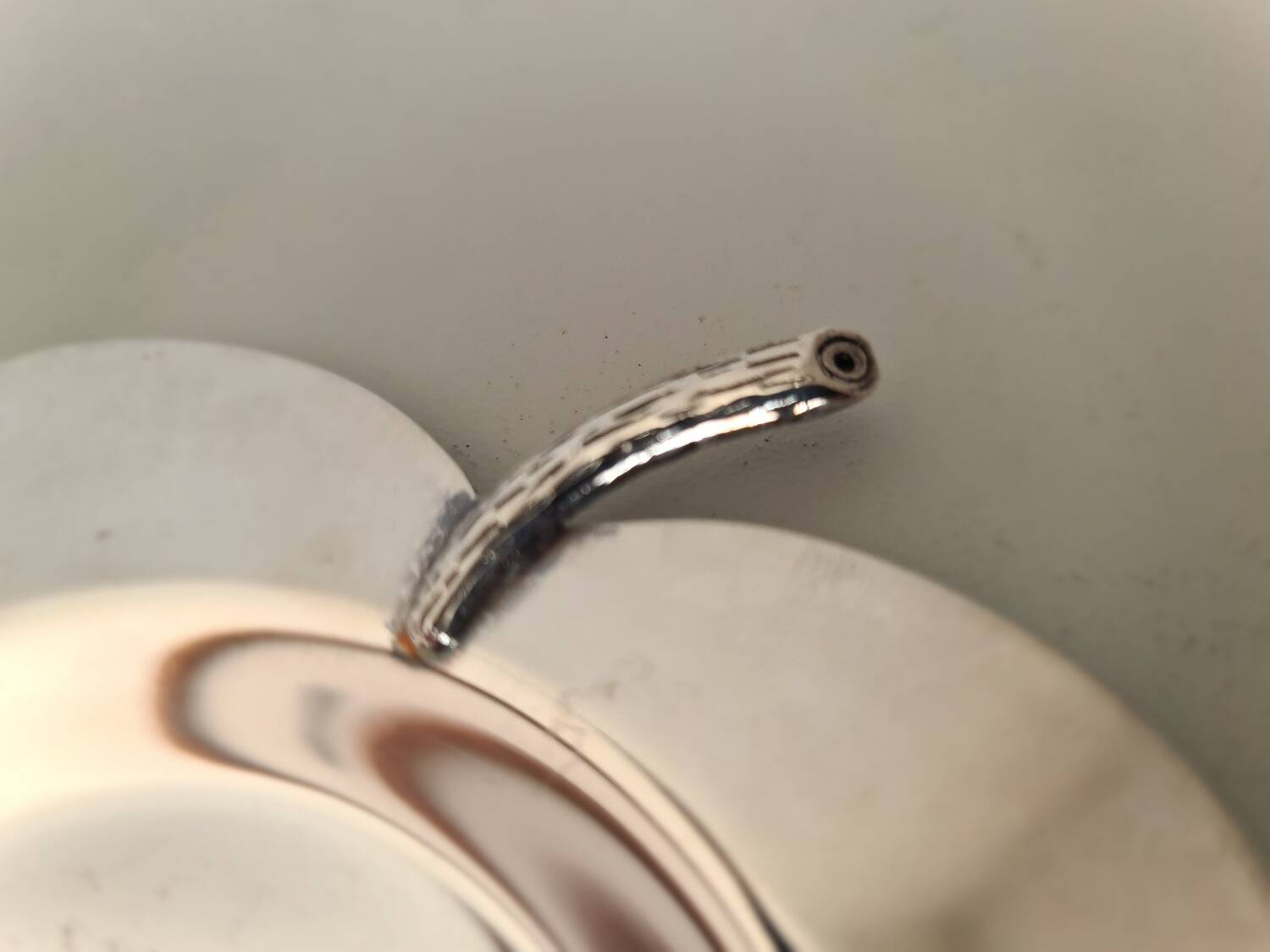 silver pocket tray signed Lancel Paris / 70s / vintage / silver / silverware / Mid-Century / France / 20th century