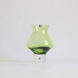 Vase vert de l'ère spatiale par Bo Borgstrom pour Aseda Suède 1960