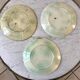 Trio of plates in old slurry late nineteenth century