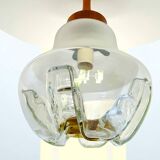 Glass hanging lamp