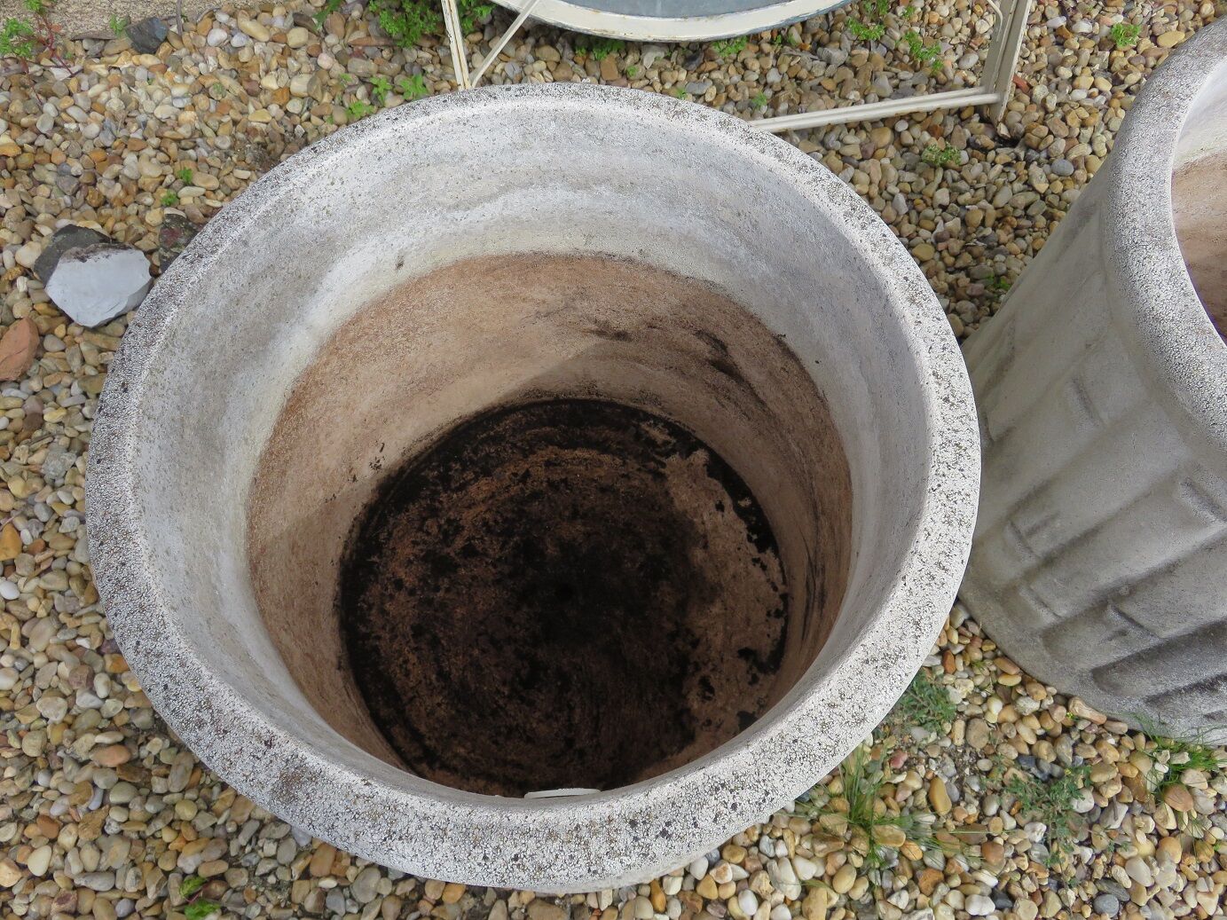 Pair of reconstituted stone planters