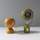 Set of vintage 70s table lamps