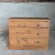 English pine chest of drawers