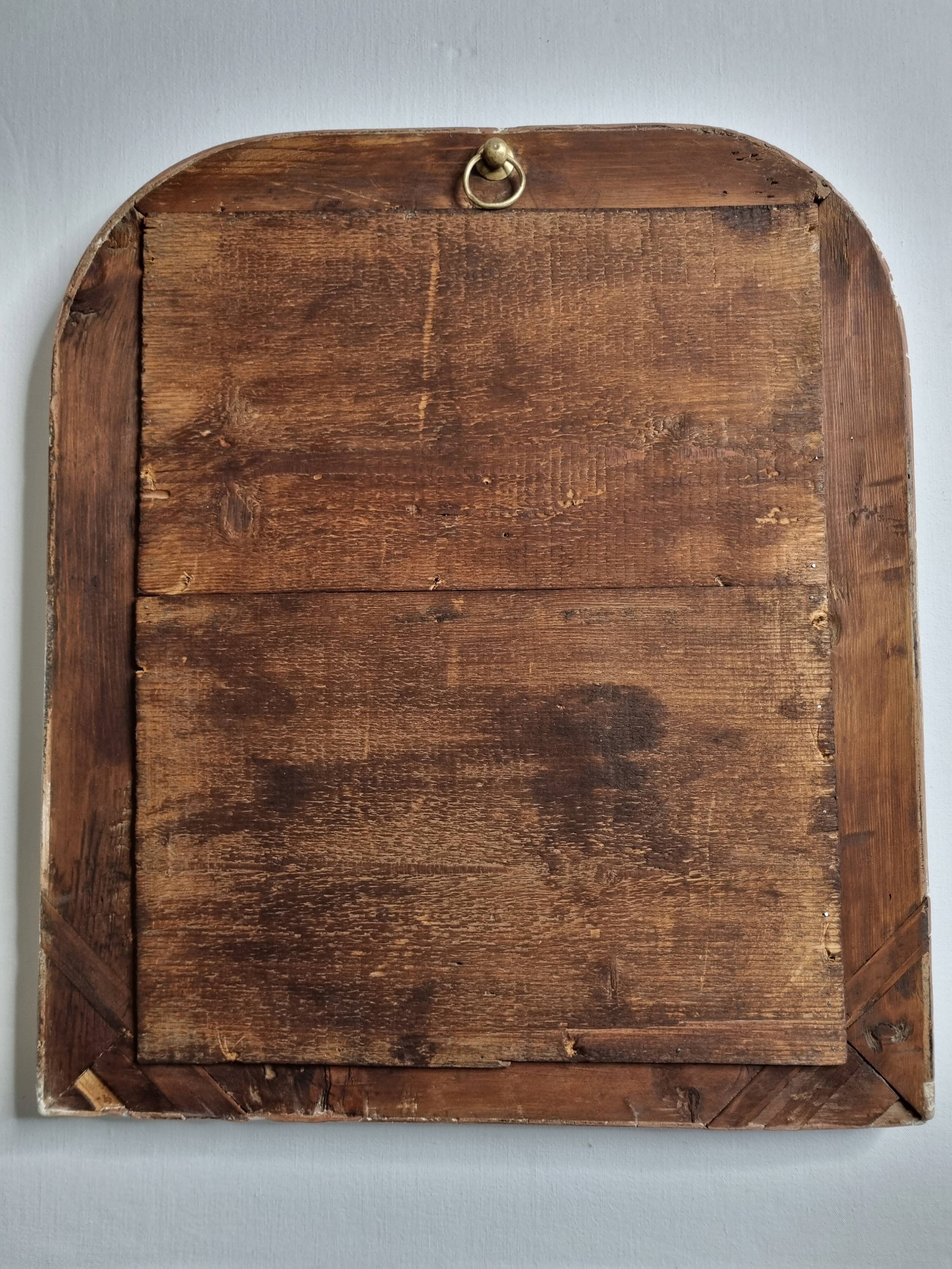 Vintage Louis Philippe style table mirror 46 cm x 40 cm