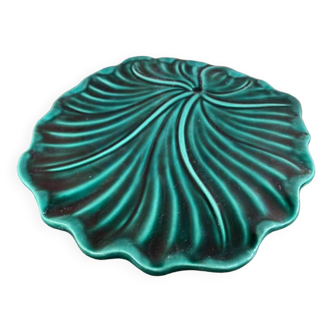 Vintage Vallauris green trivet