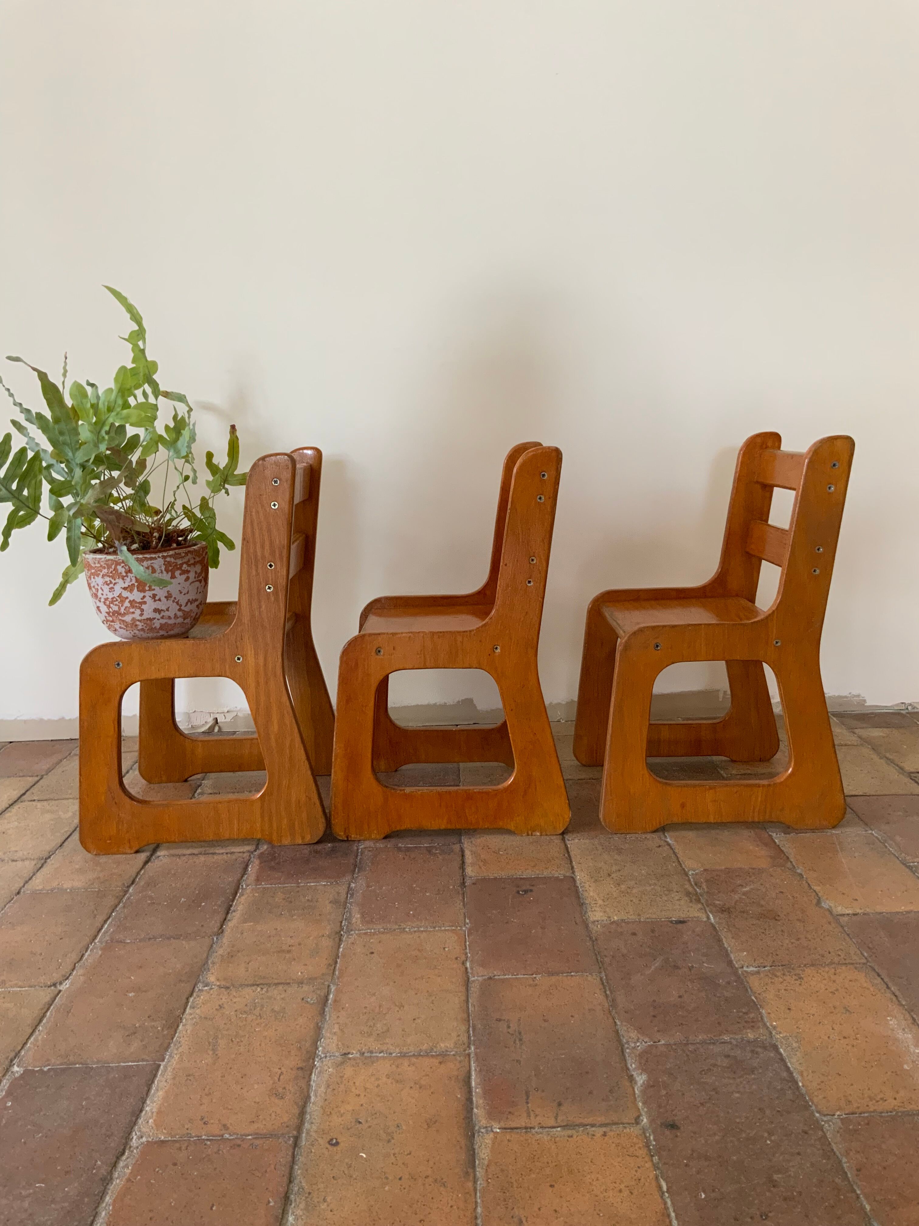 Vintage sled children's chair