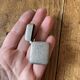 Antique pyrogen, fire box, solid silver match holder