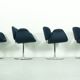 Set of 4 Swivel Little Tulip Dining Chairs by Pierre Paulin for Artifort, 1