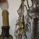 Antique chandelier with pendants
