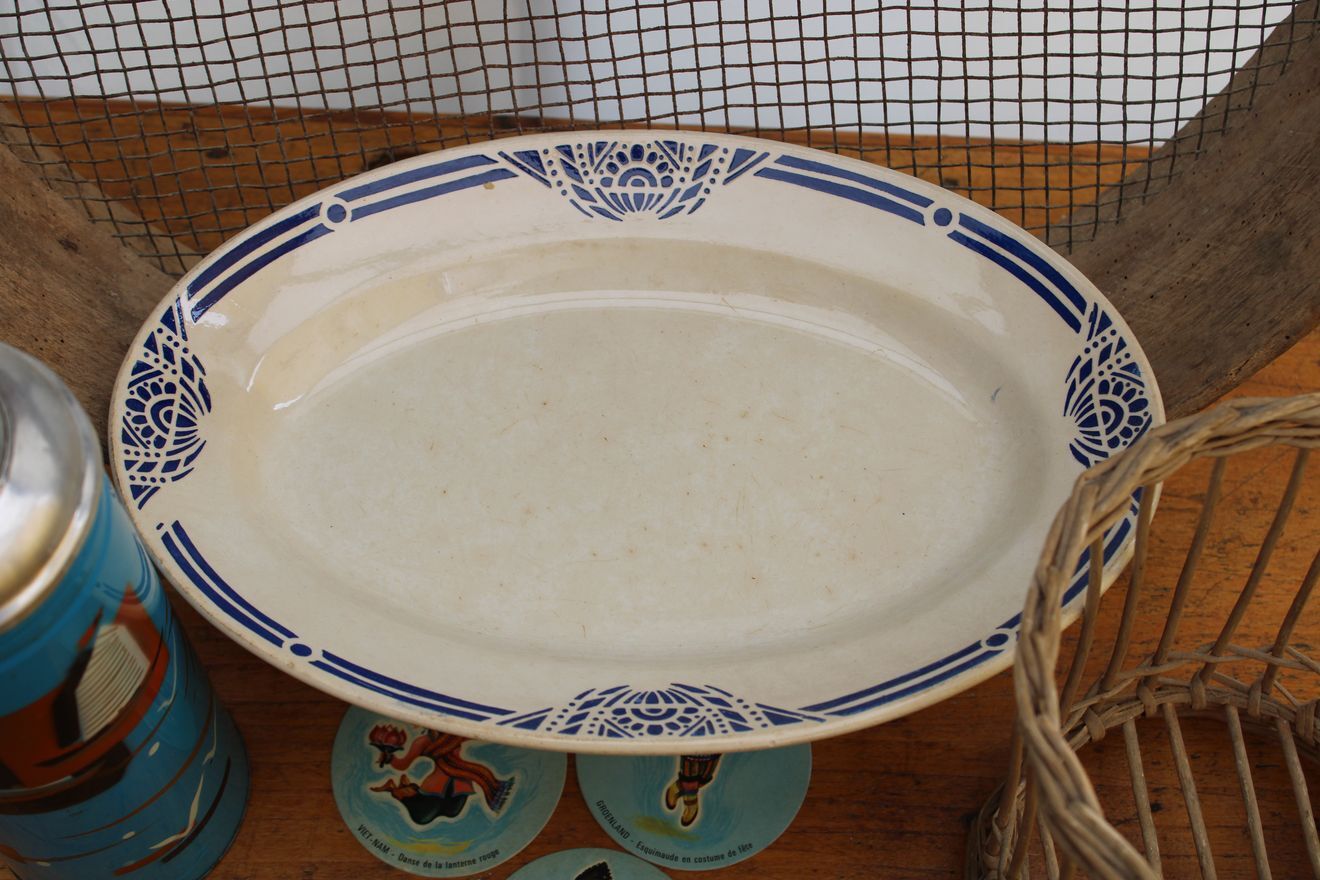 Blida oval dish