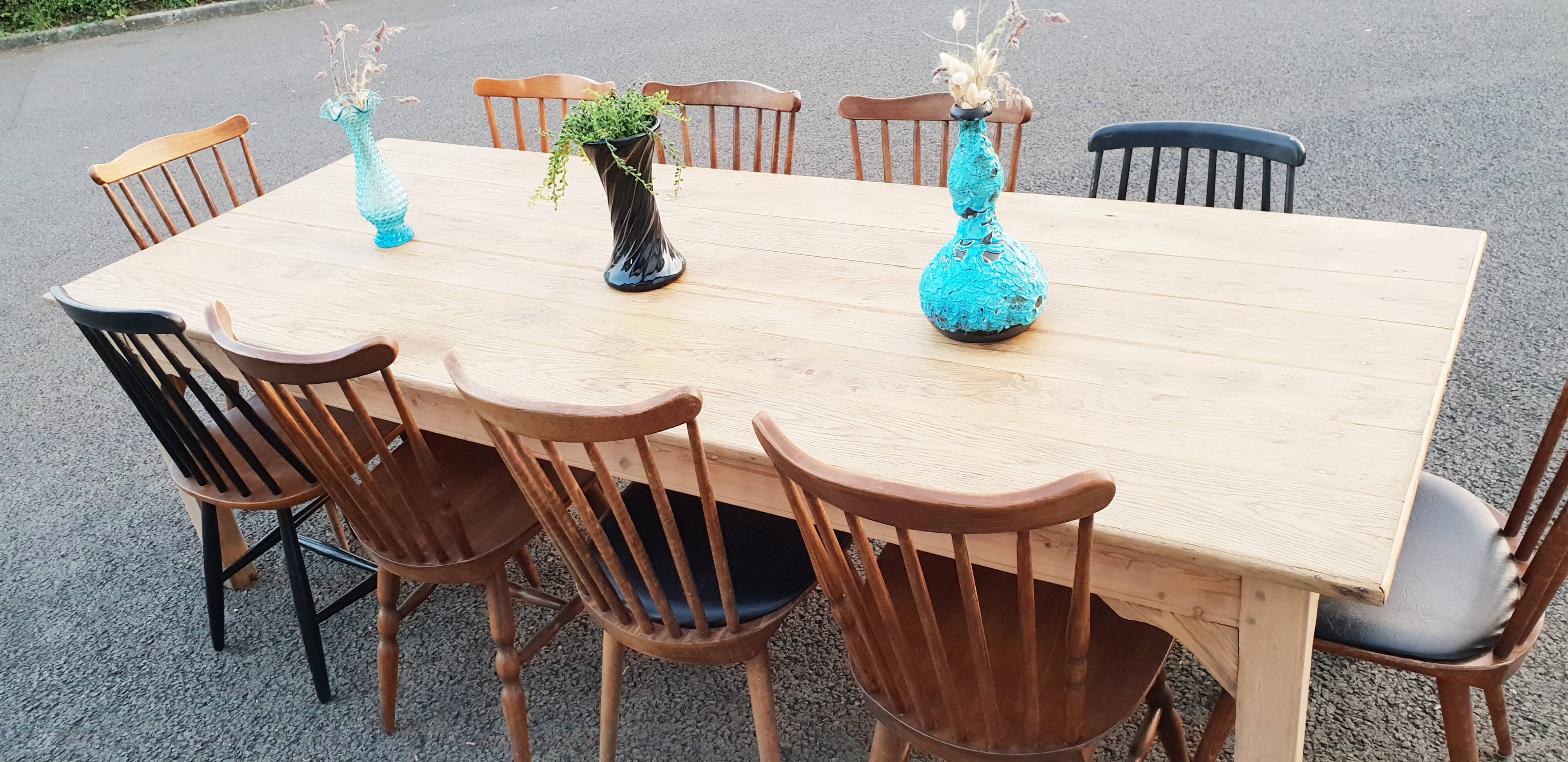 Vintage farm table