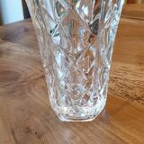 Hexagonal crystal vase from Arques