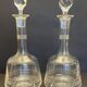 Paire de carafes anciennes