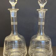 Pair of antique decanters