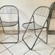 2 folding chairs Äland IKEA design Niels Gammelgaard vintage 90s