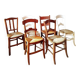 Set of 6 antique chairs