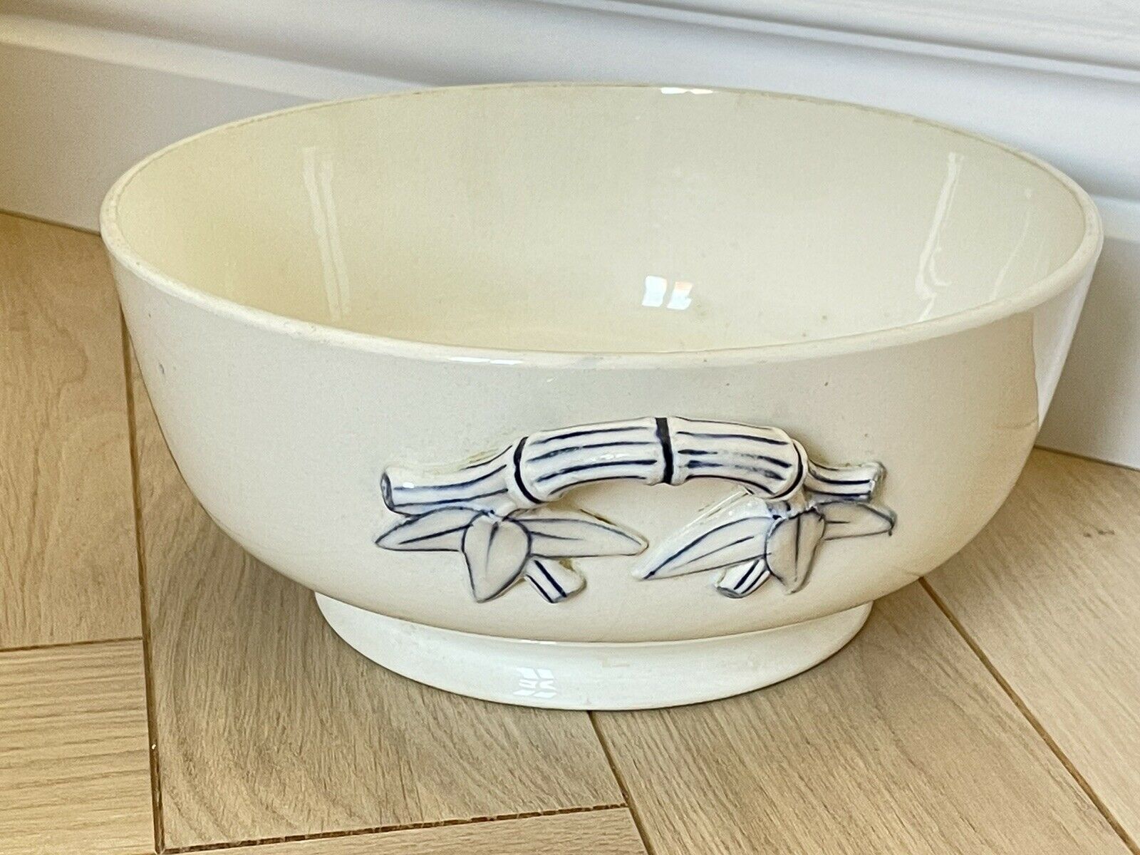 Salad bowl in Faience de Sarreguemines