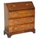 Anglo-Indian military desk in camphor wood and brass