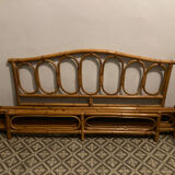 Rattan bed 140x190 cm