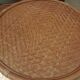 Table appoint ronde en rotin