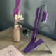 Agemob purple desk lamp in vintage Memphis style from the 80s and 90s.