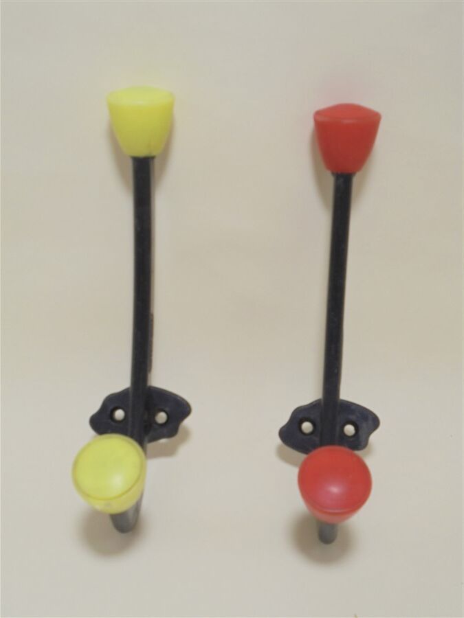 Pair of vintage hooks