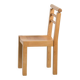Solid beech chairs with log backs, French work, 1980