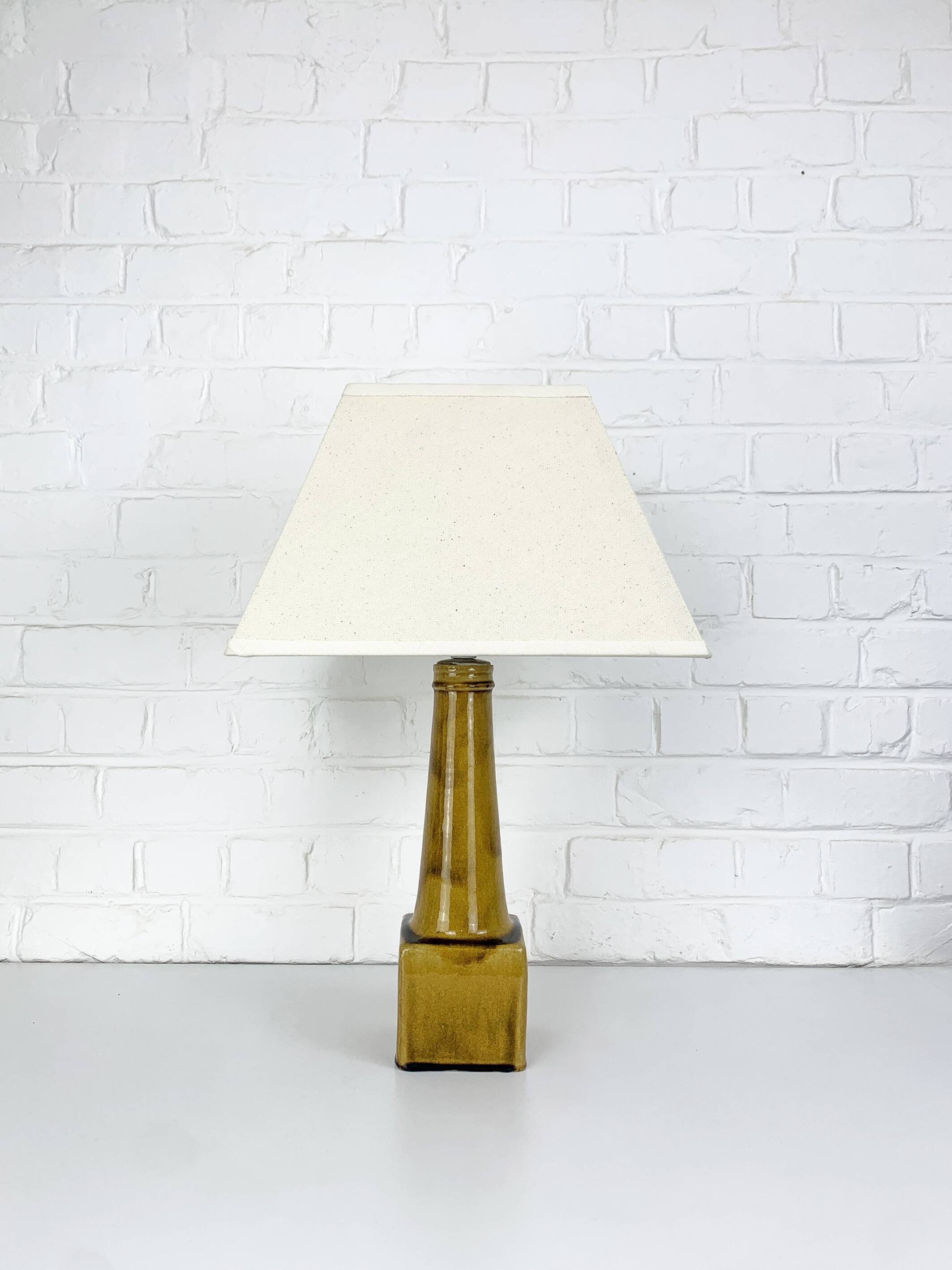 Scandinavian ceramic table lamp, Nils Kähler for HAK, Denmark, 1960s