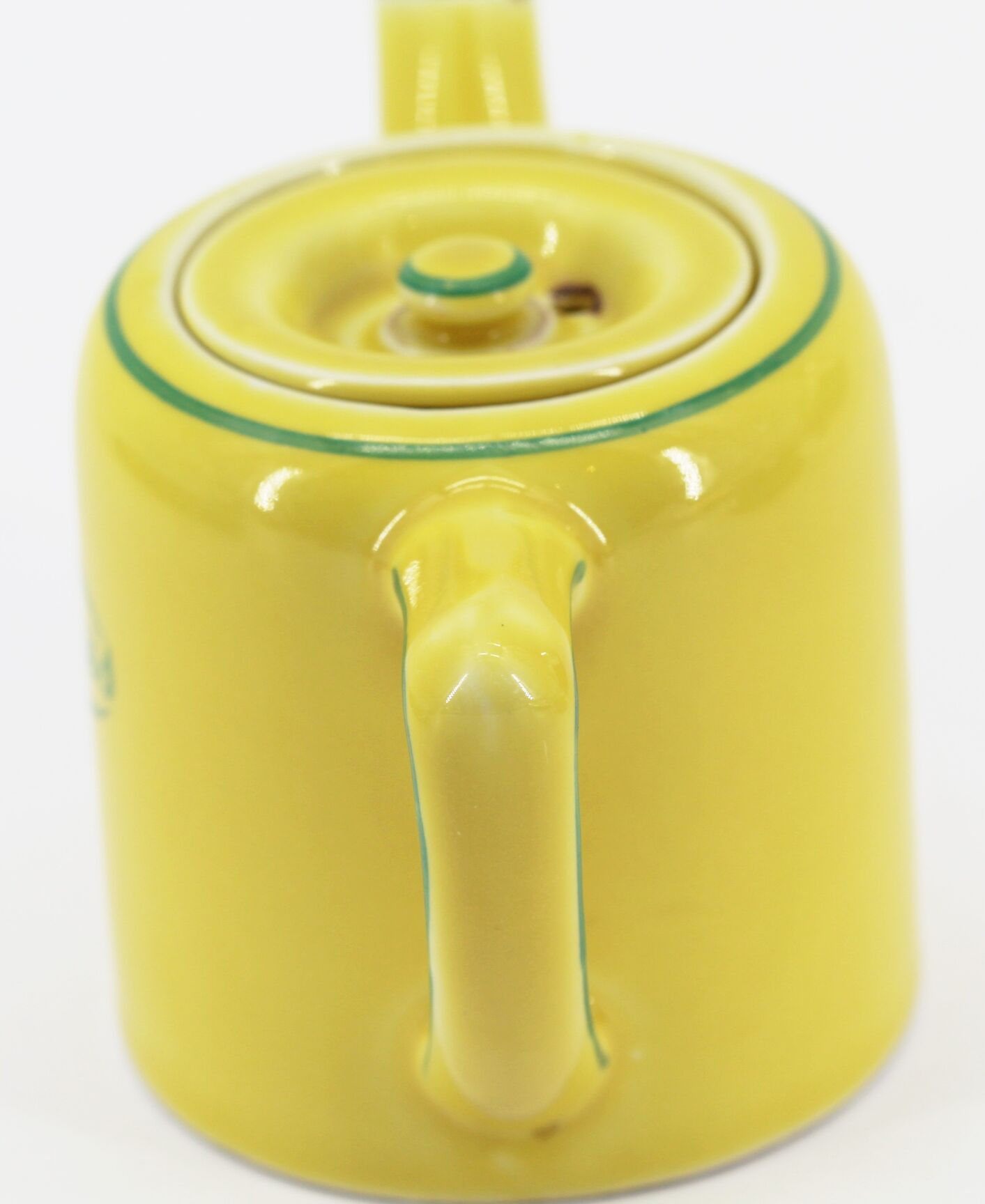 ancienne théière jaune Pagès