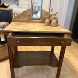 Antique oak dressing table