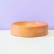 Vintage light wood brutalist bowl