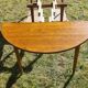 Solid wood table from the 1950s.