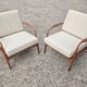 Pair of Mid Century Modern armchairs Adrian Pearsall model 2315-C 1960s