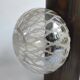 Pair of vintage solid wood lamps
