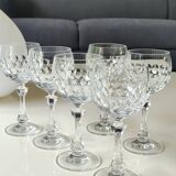 Lot 6. Boule glasses/Allegro model/Christinenhütte-Zwiesel. Tortoiseshell decoration