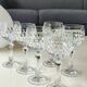 Lot 6. Boule glasses/Allegro model/Christinenhütte-Zwiesel. Tortoiseshell decoration