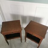 Oak bedside table