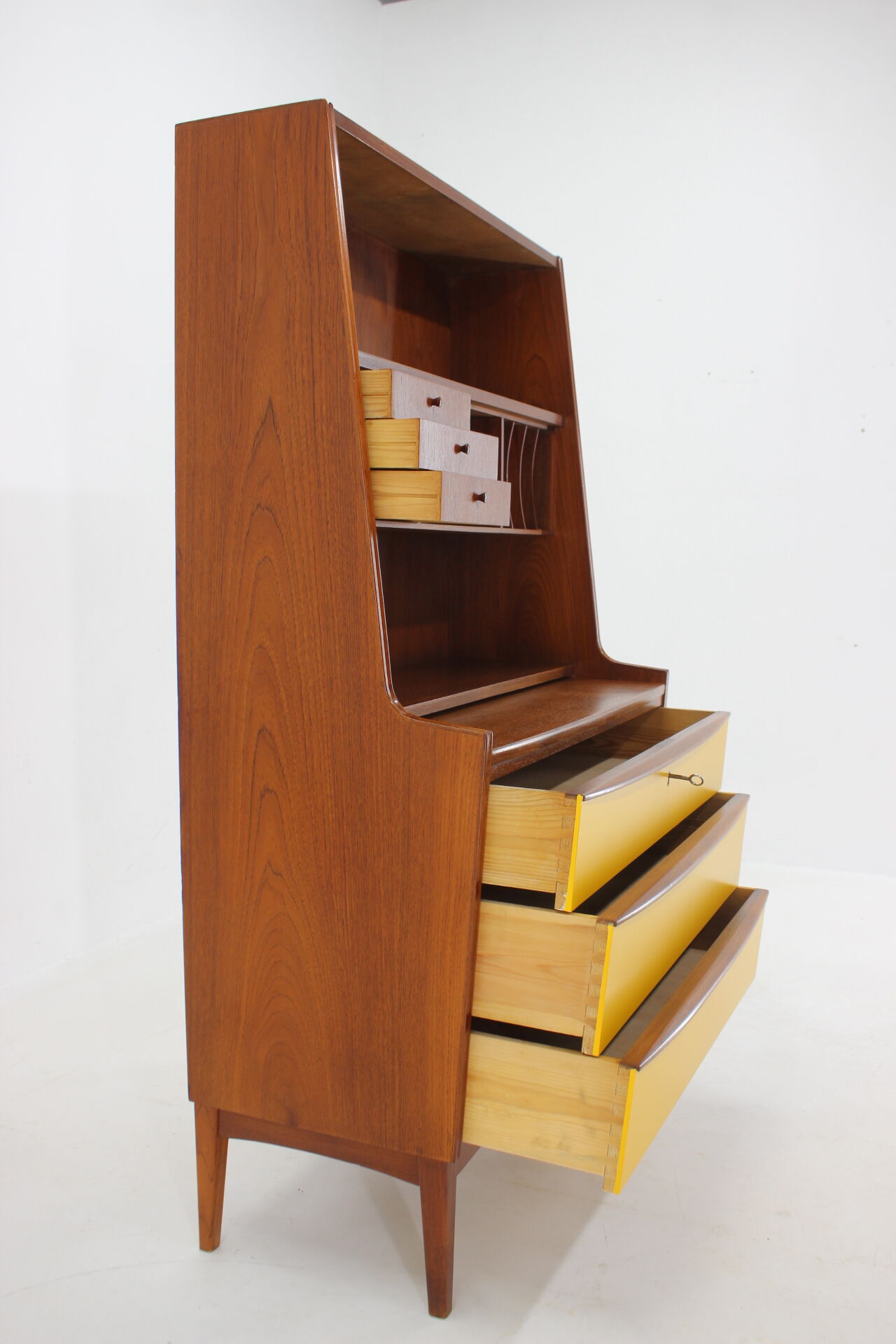 Danish teak writing cabinet 1960