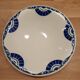 Round service plate demi-void signed Badonviller Thouars Art Deco