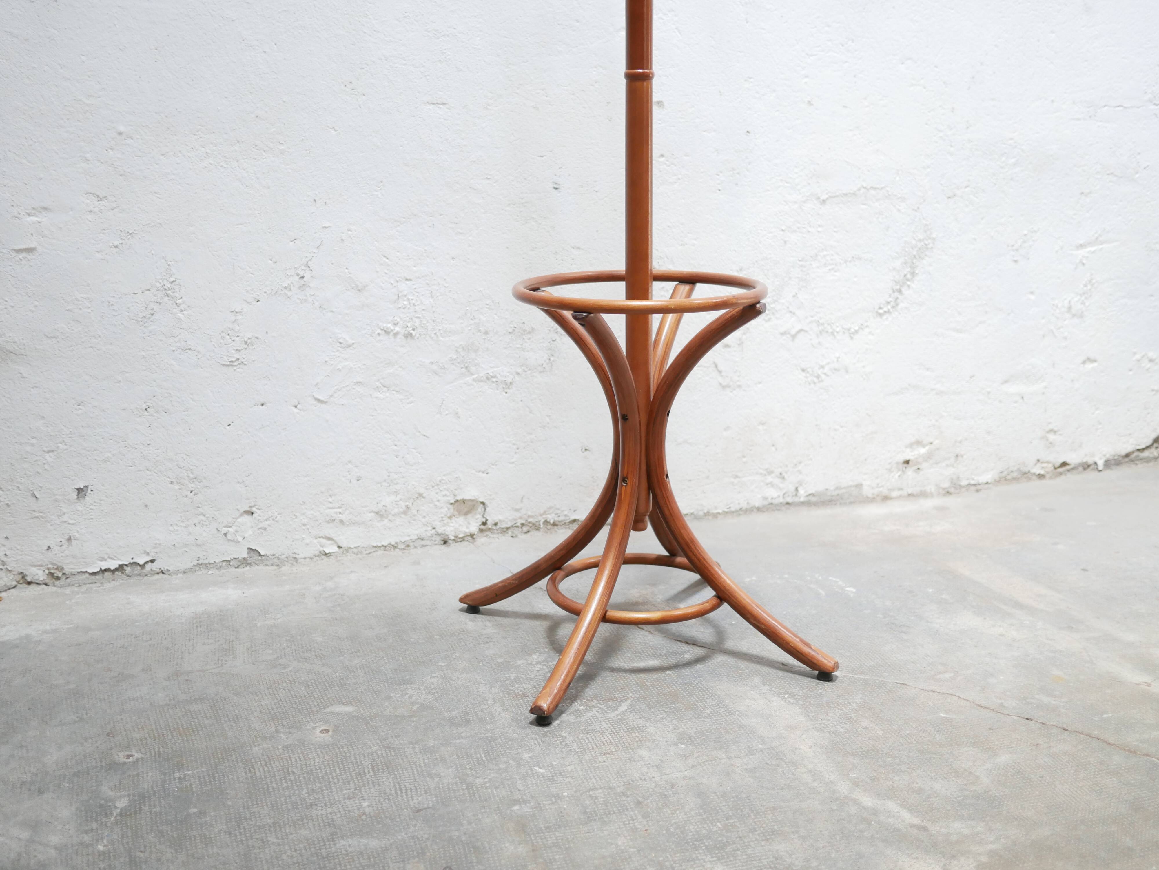 Vintage wooden parrot coat rack