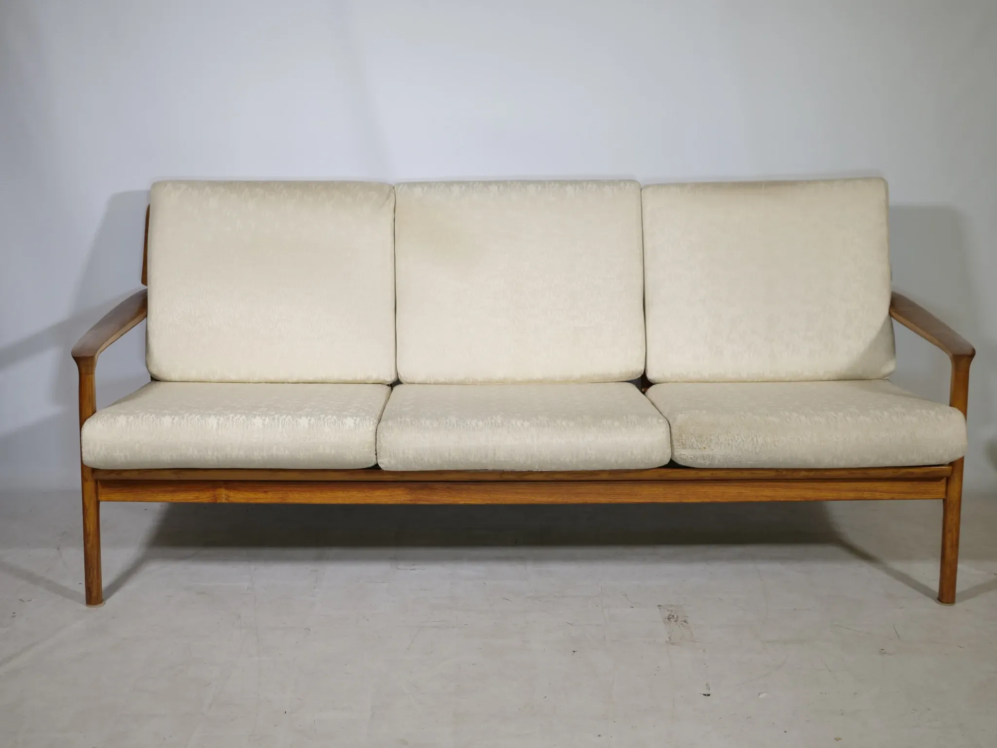 Danish Design Three Seater Sofa in Teak, 1960s