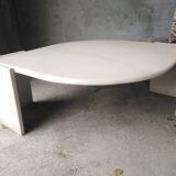 Eye-shaped coffee table