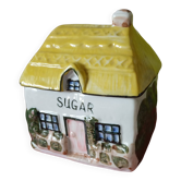 Vintage candy box with barbotine sugar