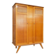 Armoire bois&rotin