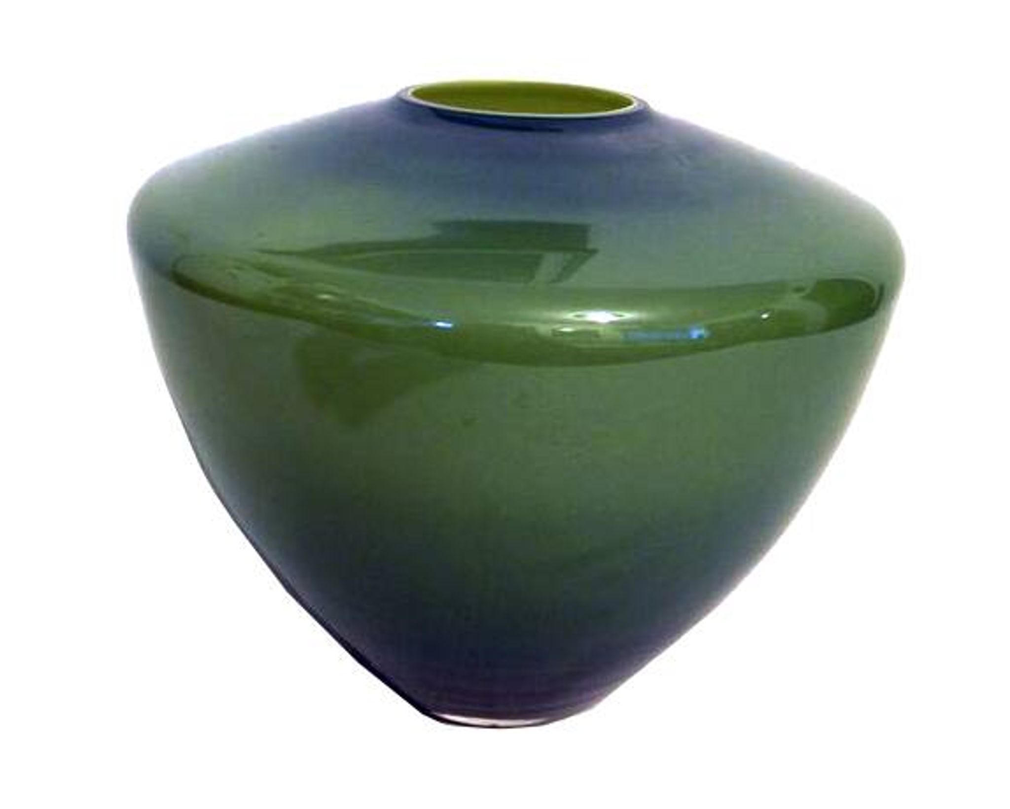Large Vintage Vase • Incamiciato • Glass • Murano • 1960