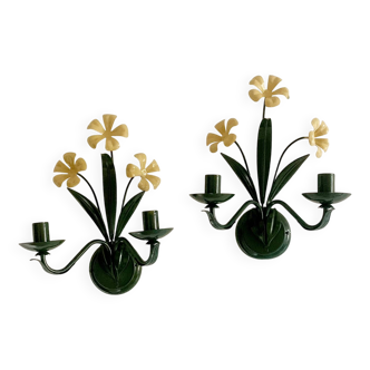 Frangipani wall lights