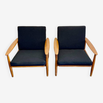 Set of 2 Kolding chairs by Erik Wörtz, Denmark