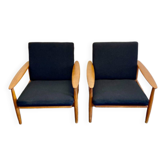 Set of 2 Kolding chairs by Erik Wörtz, Denmark